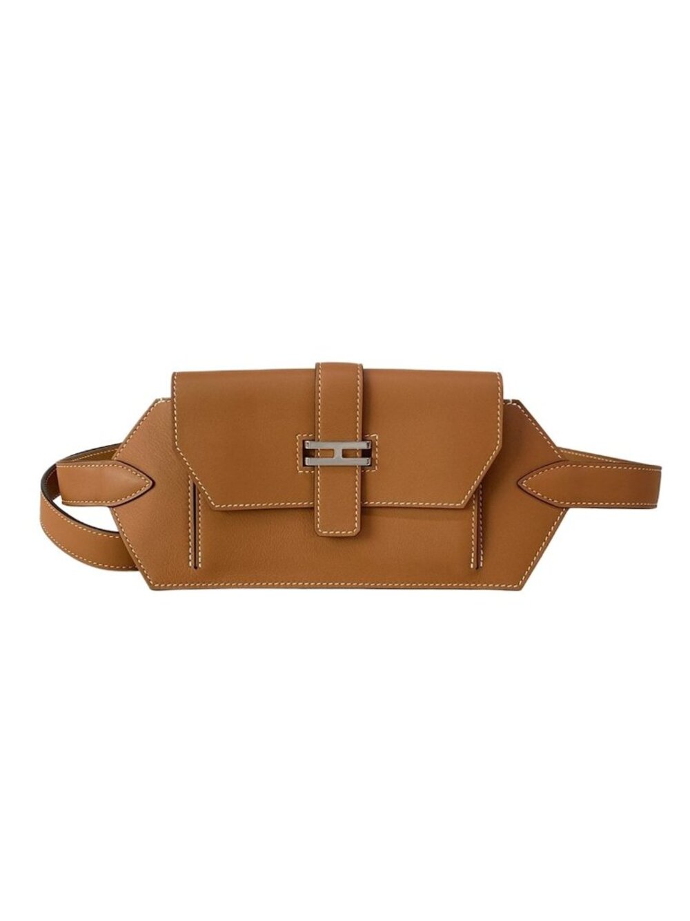 Hermes Waist Pouch Elan Pocket 24 Gold Silver